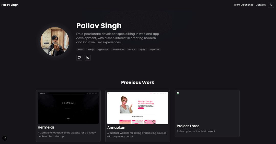My own portfolio